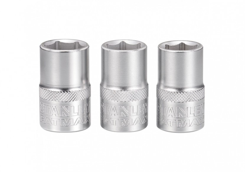 JEU DE DOUILLES 1/2" 6 PANS 14-15- 16 MM FATMAX - 3 PIECES - FMMT17093-0 - Stanley