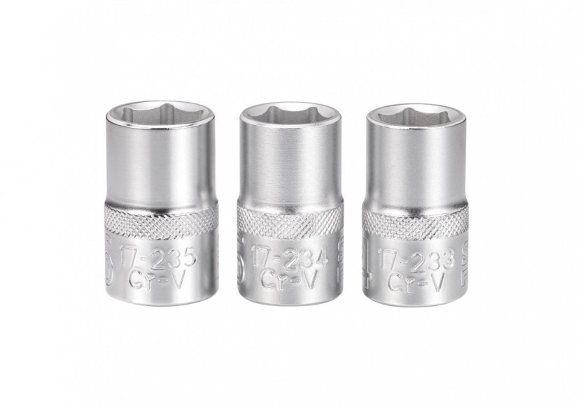 JEU DE DOUILLES 1/2" 6 PANS 14-15- 16 MM FATMAX - 3 PIECES - FMMT17093-0 - Stanley