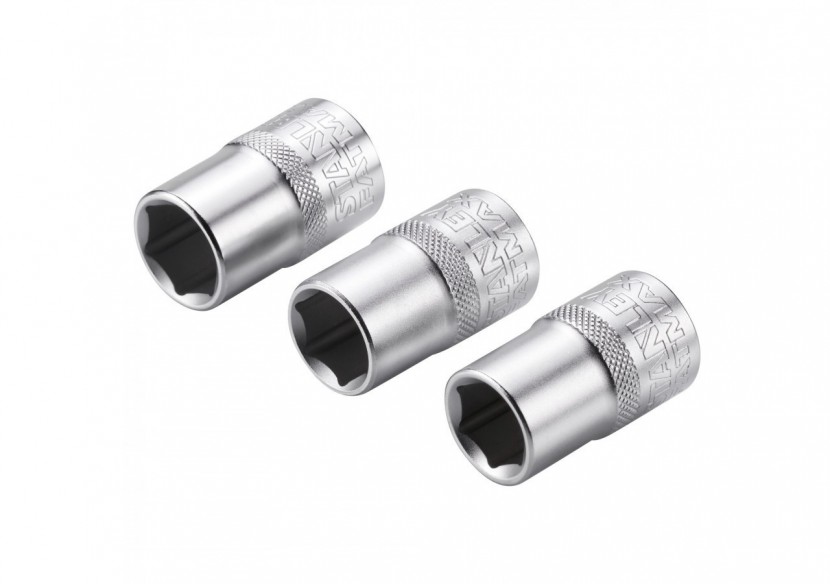 JEU DE DOUILLES 1/2" 6 PANS 14-15- 16 MM FATMAX - 3 PIECES - FMMT17093-0 - Stanley