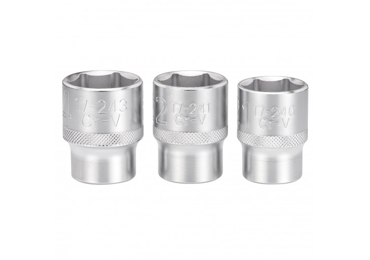 JEU DE DOUILLES 1/2" 6 PANS 21-22- 24 MM FATMAX - 3 PIECES - FMMT17095-0 - Stanley 2