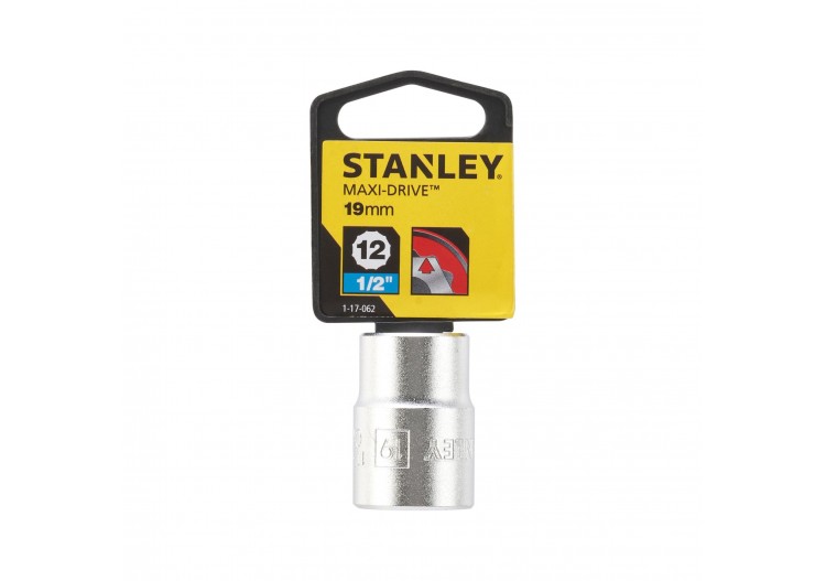 DOUILLE 1/2" 12 PANS 19MM - 1-17-062 - Stanley 2