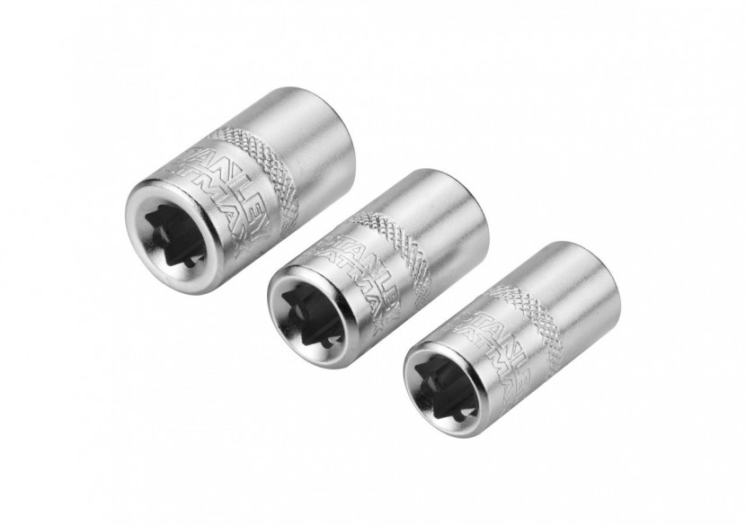 JEU DE DOUILLES 1/4" 6 PANS 8-9-10 MM FATMAX - 3 PIECES - FMMT17091-0 - Stanley