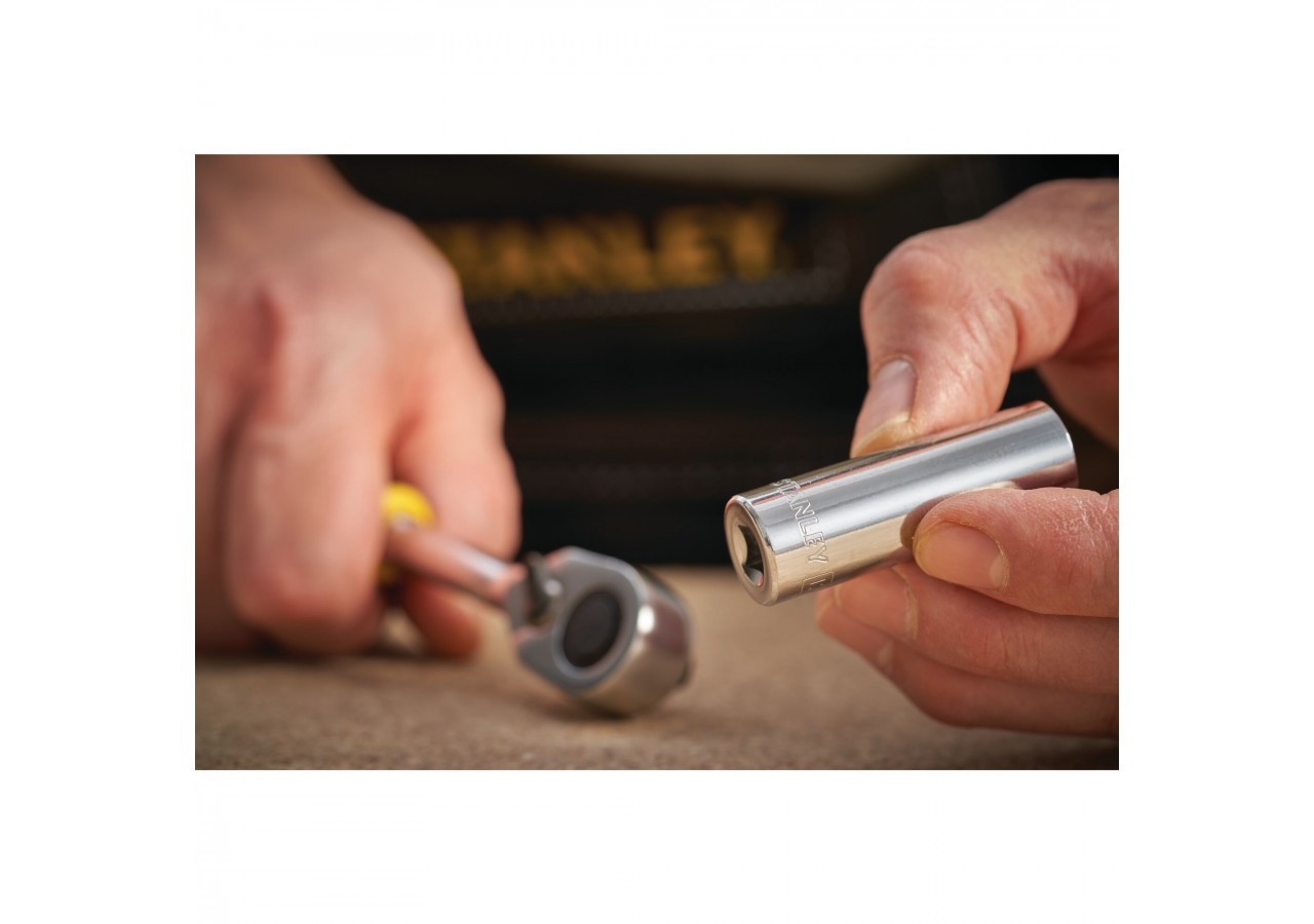 DOUILLE LONGUE 1/4" 6 PANS 14 MM - STMT86289-0 - Stanley