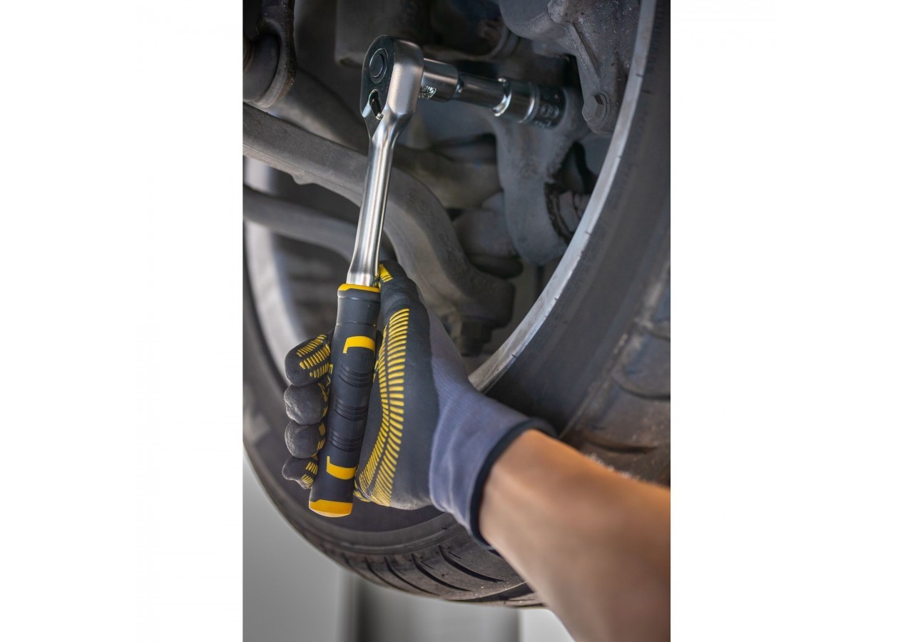 CLIQUET 120 DENTS ½’’ FATMAX + 9 DOUILLES + 10 EMBOUTS + PORTE- EMBOUT – 21 PCS - FMMT82681-0 - Stanley