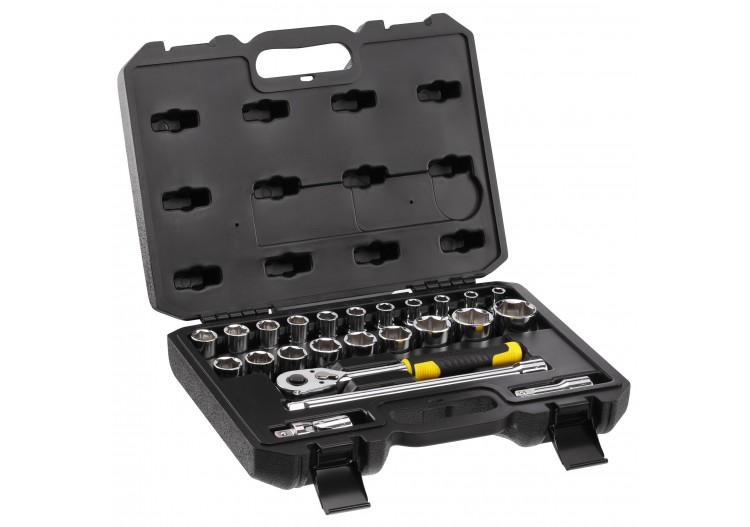 COFFRET DE DOUILLES ½’’ - JEU DE 24 PCS - STMT82830-1 - Stanley