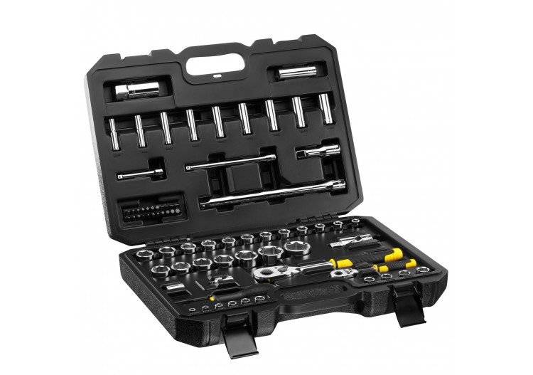 COFFRET DE DOUILLES ¼’’ + ½’’ - JEU DE 72 PCS - STMT82831-1 - Stanley