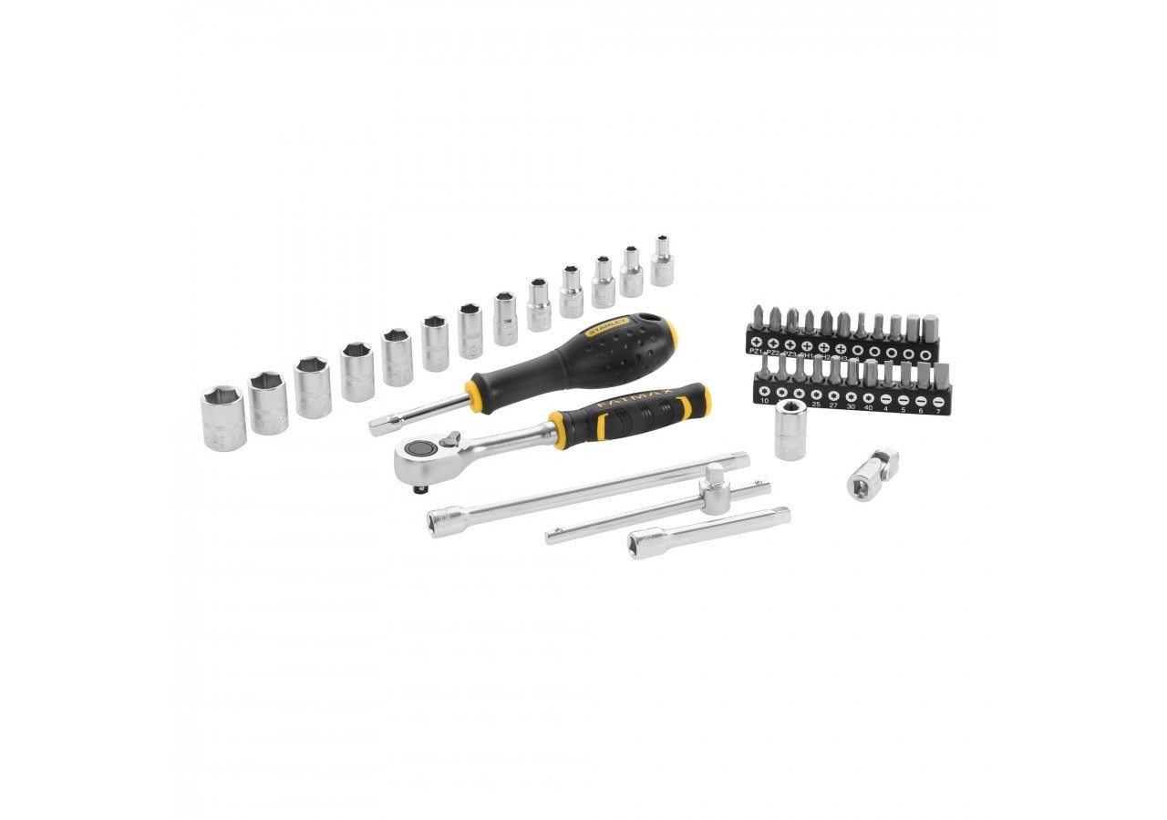 COFFRET DE DOUILLES ¼’’ - JEU DE 42 PCS - FATMAX - FMMT82683-1 - Stanley