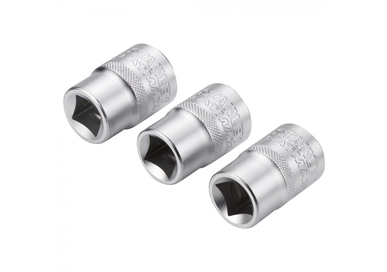 JEU DE DOUILLES 1/2" 6 PANS 17-18- 19 MM FATMAX - 3 PIECES - FMMT17094-0 - Stanley