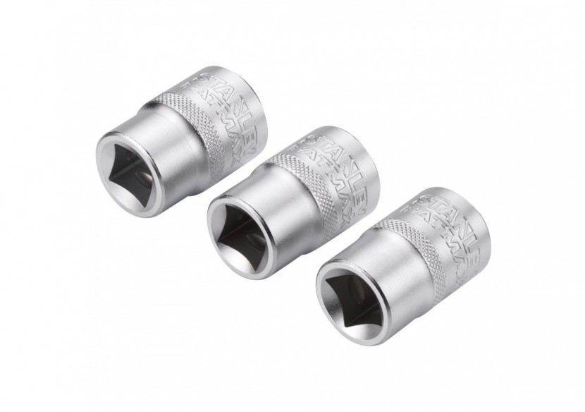 JEU DE DOUILLES 1/2" 6 PANS 17-18- 19 MM FATMAX - 3 PIECES - FMMT17094-0 - Stanley