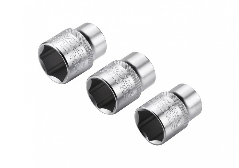 JEU DE DOUILLES 1/2" 6 PANS 21-22- 24 MM FATMAX - 3 PIECES - FMMT17095-0 - Stanley