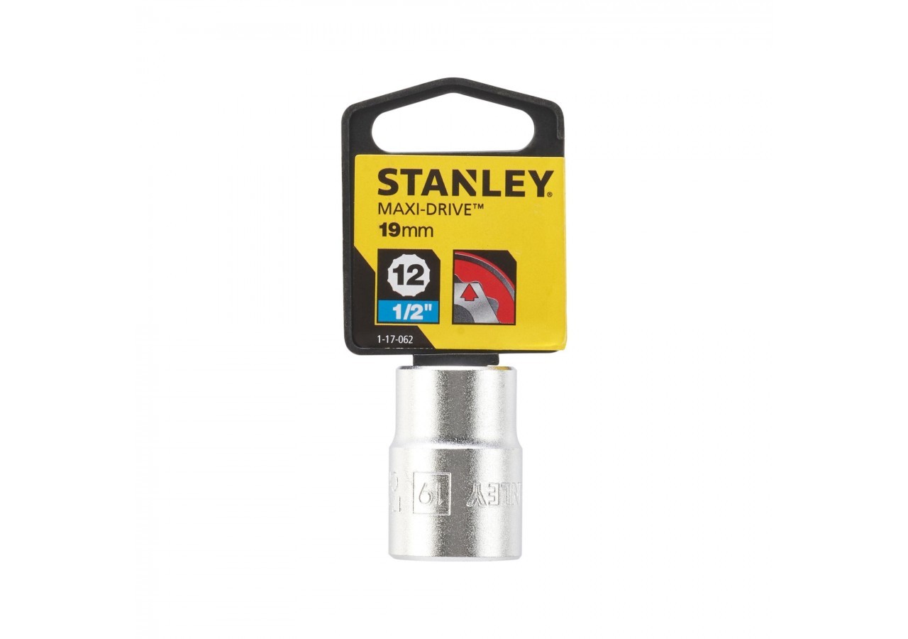 DOUILLE 1/2" 12 PANS 19MM - 1-17-062 - Stanley