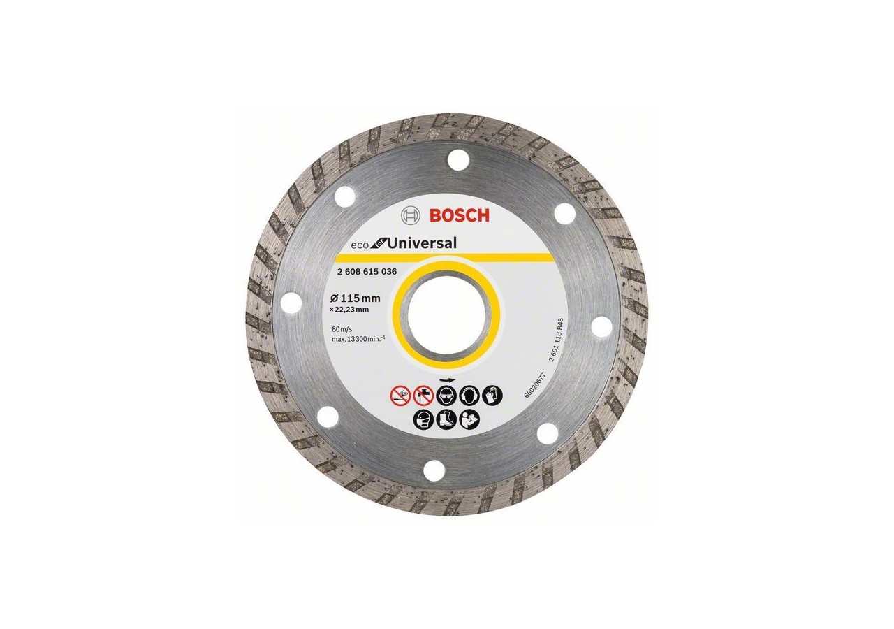 10 Dis Diama Uni Turbo BOSCH 115X22,23X7 - 2608615045 - Bosch