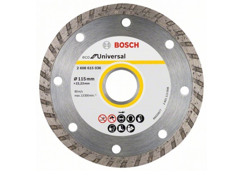 10 Dis Diama Uni Turbo BOSCH 115X22,23X7 - 2608615045 - Bosch