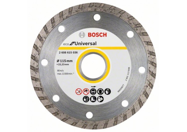 10 Dis Diama Uni Turbo BOSCH 125X22,23X7 - 2608615046 - Bosch