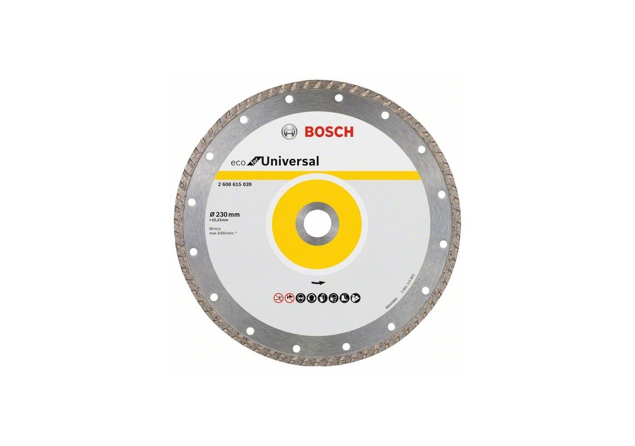 10 Dis Diama Uni Turbo BOSCH 230X22,23X7 - 2608615048 - Bosch