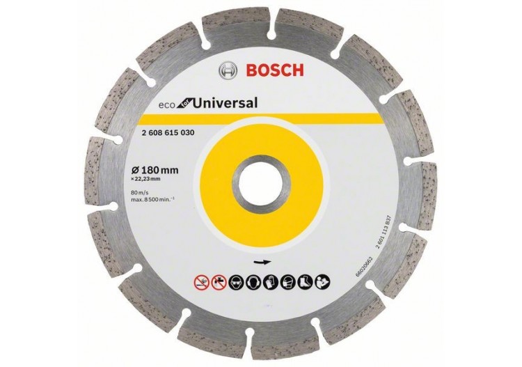 10 Disqu Diama Univers BOSCH 180X22,23X7 - 2608615043 - Bosch