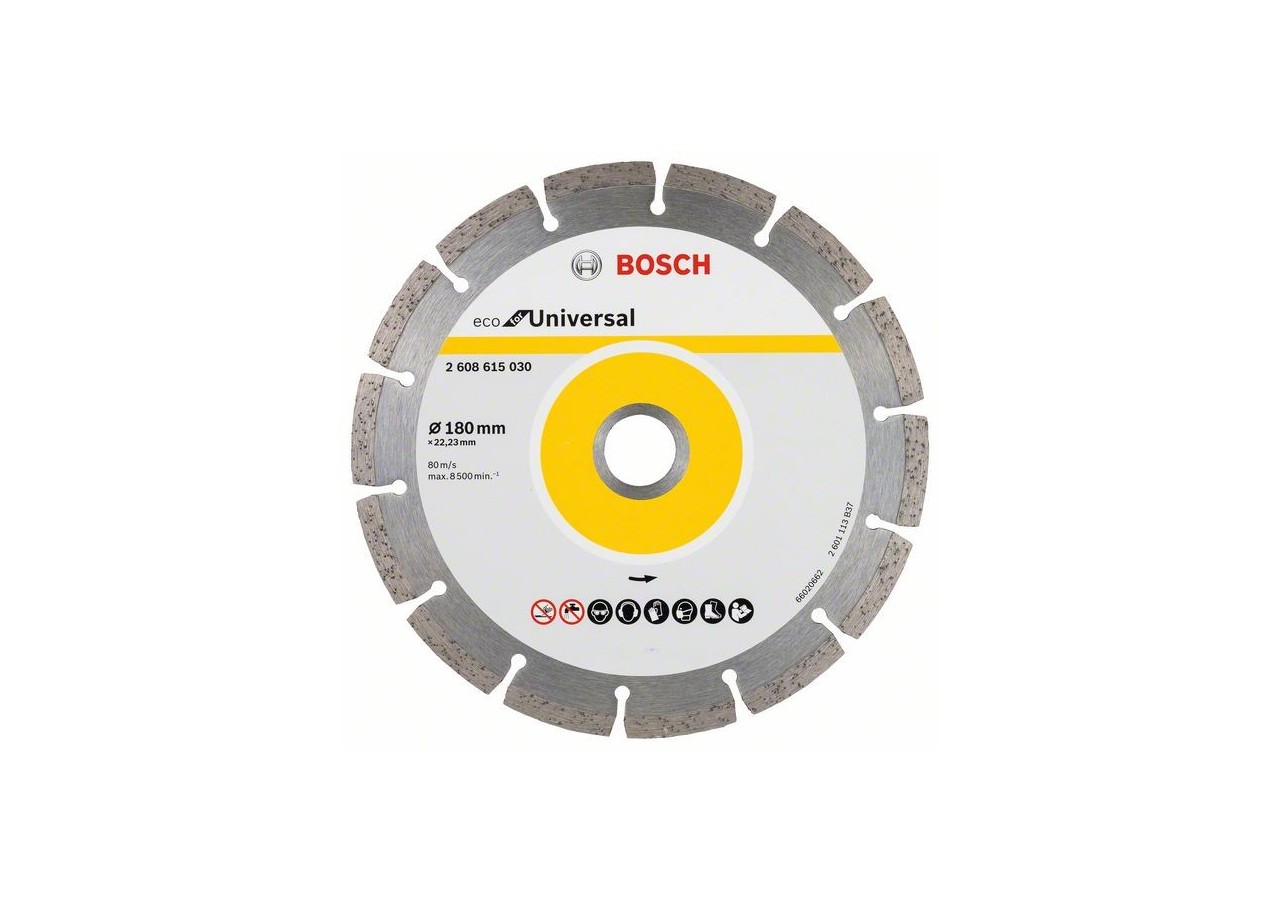 10 Disqu Diama Univers BOSCH 180X22,23X7 - 2608615043 - Bosch