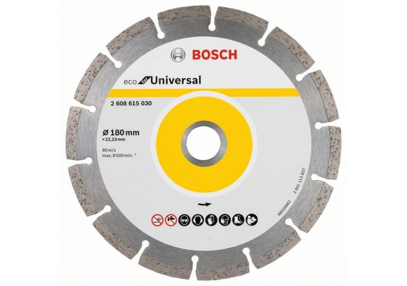 10 Disqu Diama Univers BOSCH 180X22,23X7 - 2608615043 - Bosch 10 Disqu Diama Univers BOSCH 180X22,23X7 - 2608615043 - Bosch