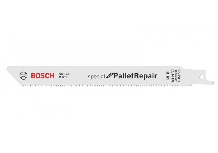 100 Lames scie sabre BIM Démolition Palette 190mm S725VFR - 2608658034 - Bosch