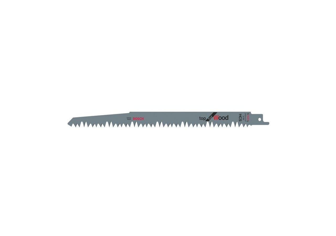 100 Lames scie sabre HCS Bois 240mm S1531L - 2608650698 - Bosch