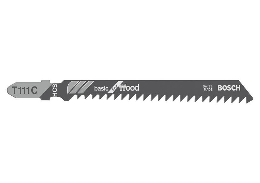 100 Lames scie sauteuse HCS Bois 100mm  Pas : 3mm T111C - 2608637878 - Bosch 100 Lames scie sauteuse HCS Bois 100mm  Pas : 3mm T111C - 2608637878 - Bosch