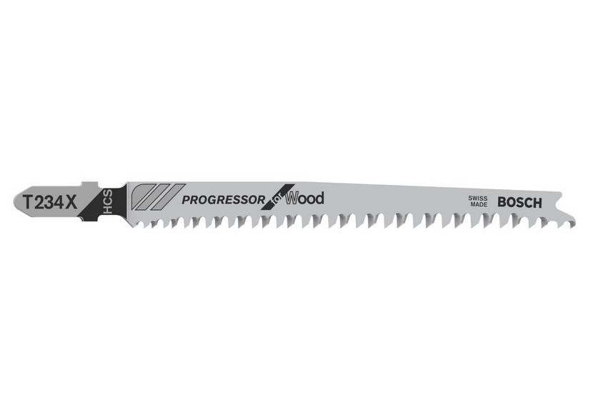 100 Lames scie sauteuse HCS Progressor Bois 117mm  Pas : 2-3mm T234X - 2608633A41 - Bosch 100 Lames scie sauteuse HCS Progressor Bois 117mm  Pas : 2-3mm T234X - 2608633A41 - Bosch