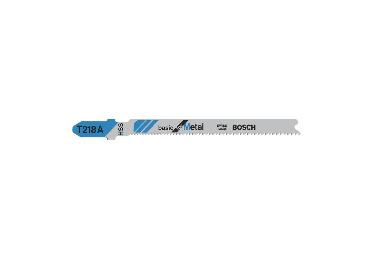 100 Lames scie sauteuse HSS Métal 92mm  Pas : 1,1-1,5mm T218A - 2608631706 - Bosch