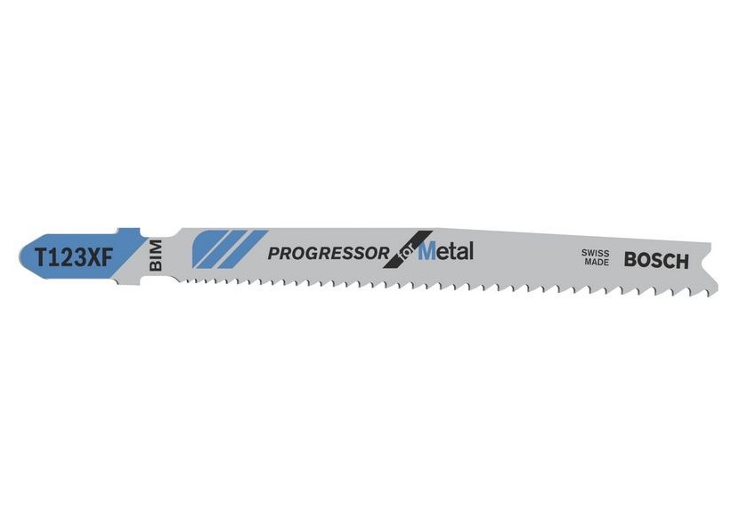 100 Lames scie sauteuse HSS Progressor Métal 100mm  Pas : 1,2-2,6mm T123XF - 2608638700 - Bosch 100 Lames scie sauteuse HSS Progressor Métal 100mm  Pas : 1,2-2,6mm T123XF - 2608638700 - Bosch