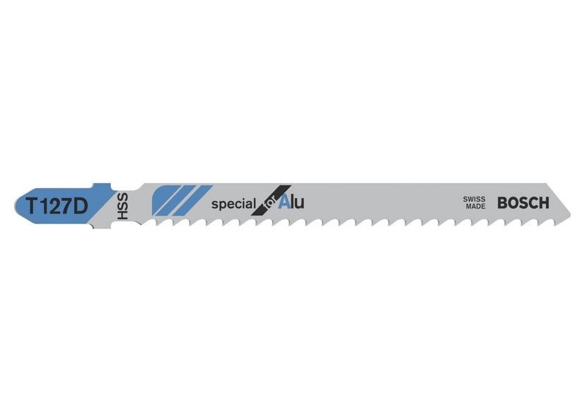 100 Lames scie sauteuse HSS Spécial Aluminium 100mm  Pas : 3mm T127D - 2608631966 - Bosch 100 Lames scie sauteuse HSS Spécial Aluminium 100mm  Pas : 3mm T127D - 2608631966 - Bosch