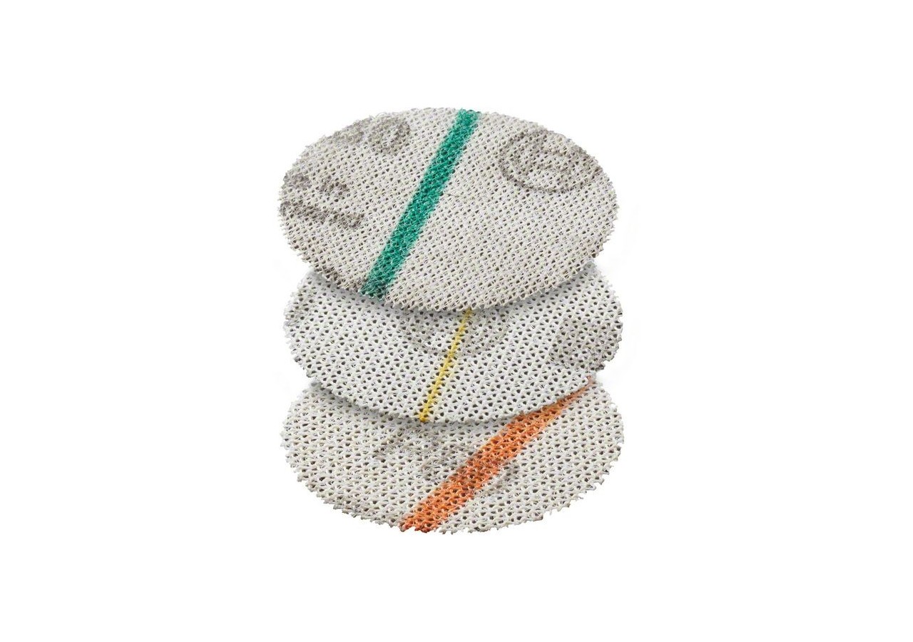 18 disques abrasifs 3 grains EasyCurv - 2608621718 - Bosch