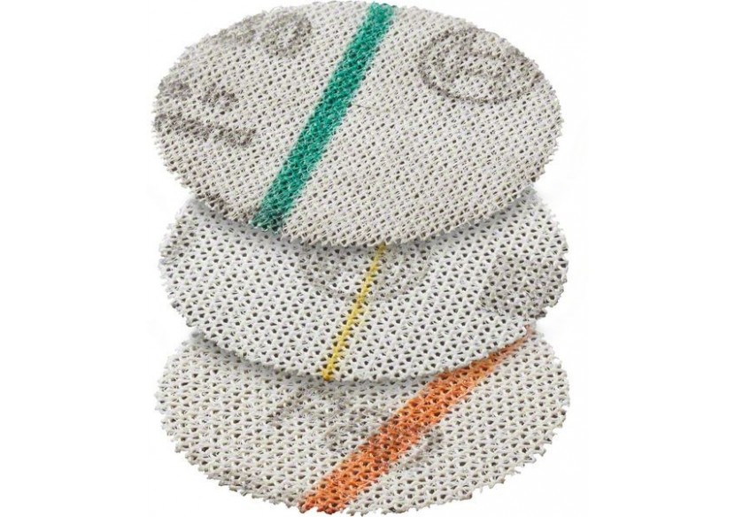 18 disques abrasifs 3 grains EasyCurv - 2608621718 - Bosch