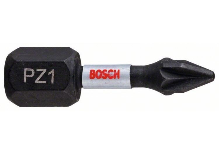 2 embouts vissage IMPACT 25mm PZ1 - 2608522400 - Bosch