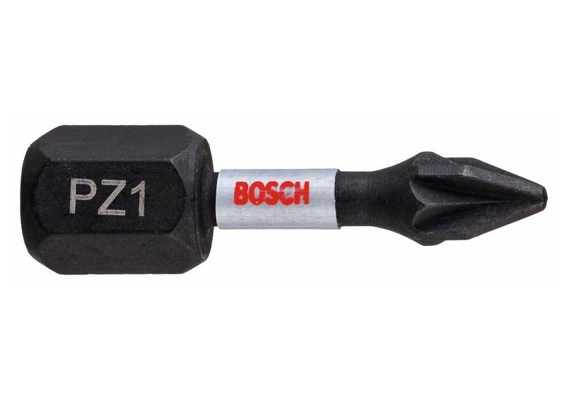 2 embouts vissage IMPACT 25mm PZ1 - 2608522400 - Bosch