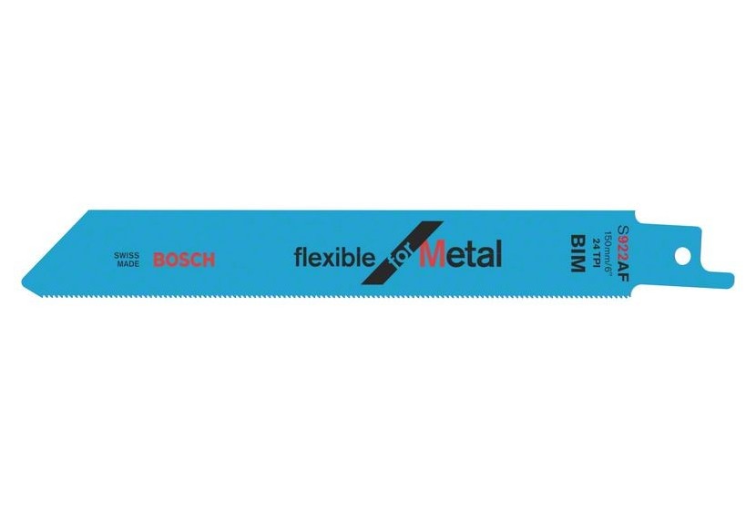 2 Lames scie sabre BIM Flexible Métal 150mm S922AF - 2608656036 - Bosch 2 Lames scie sabre BIM Flexible Métal 150mm S922AF - 2608656036 - Bosch