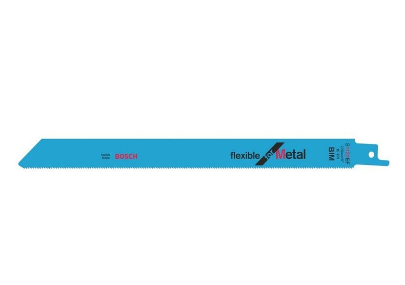 2 Lames scie sabre BIM Flexible Métal 225mm S1122EF - 2608656042 - Bosch 2 Lames scie sabre BIM Flexible Métal 225mm S1122EF - 2608656042 - Bosch