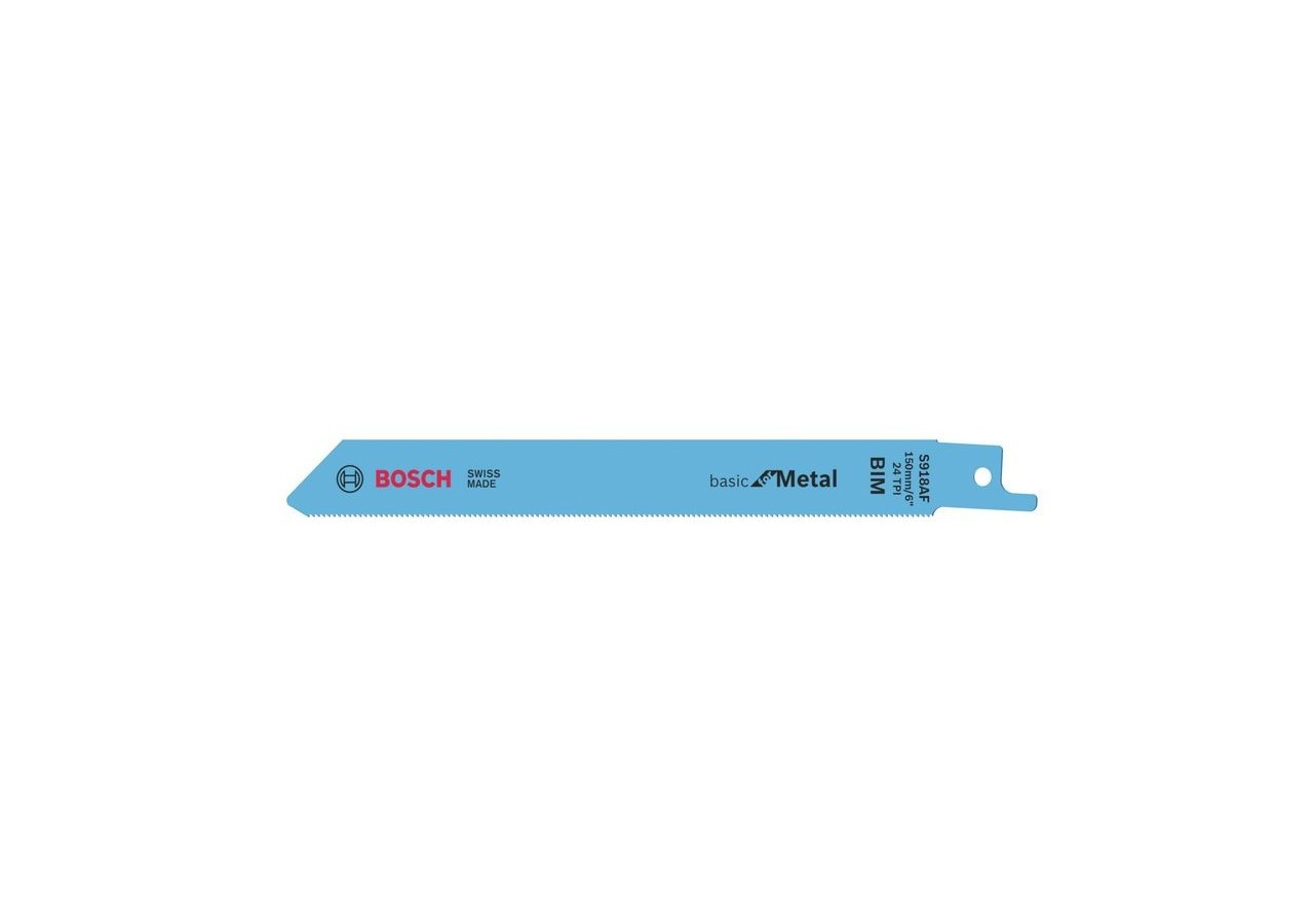 2 Lames scie sabre BIM Métal 150mm S918AF - 2608651944 - Bosch