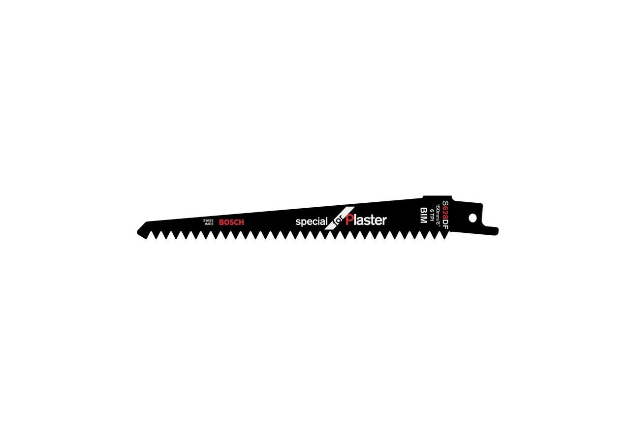 2 Lames scie sabre BIM Plâtre 150mm S628DF - 2608656274 - Bosch