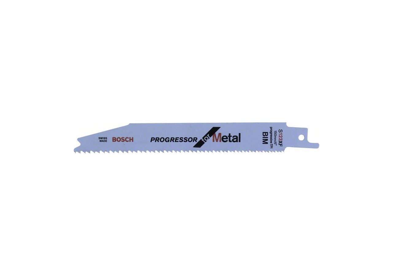 2 Lames scie sabre BIM Progressor Métal 150mm S123XF - 2608654401 - Bosch