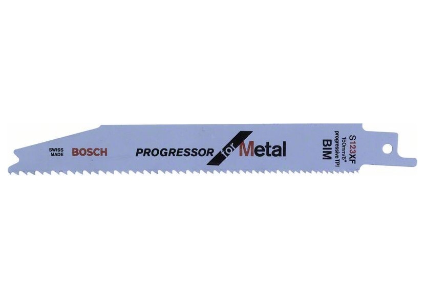 2 Lames scie sabre BIM Progressor Métal 150mm S123XF - 2608654401 - Bosch 2 Lames scie sabre BIM Progressor Métal 150mm S123XF - 2608654401 - Bosch