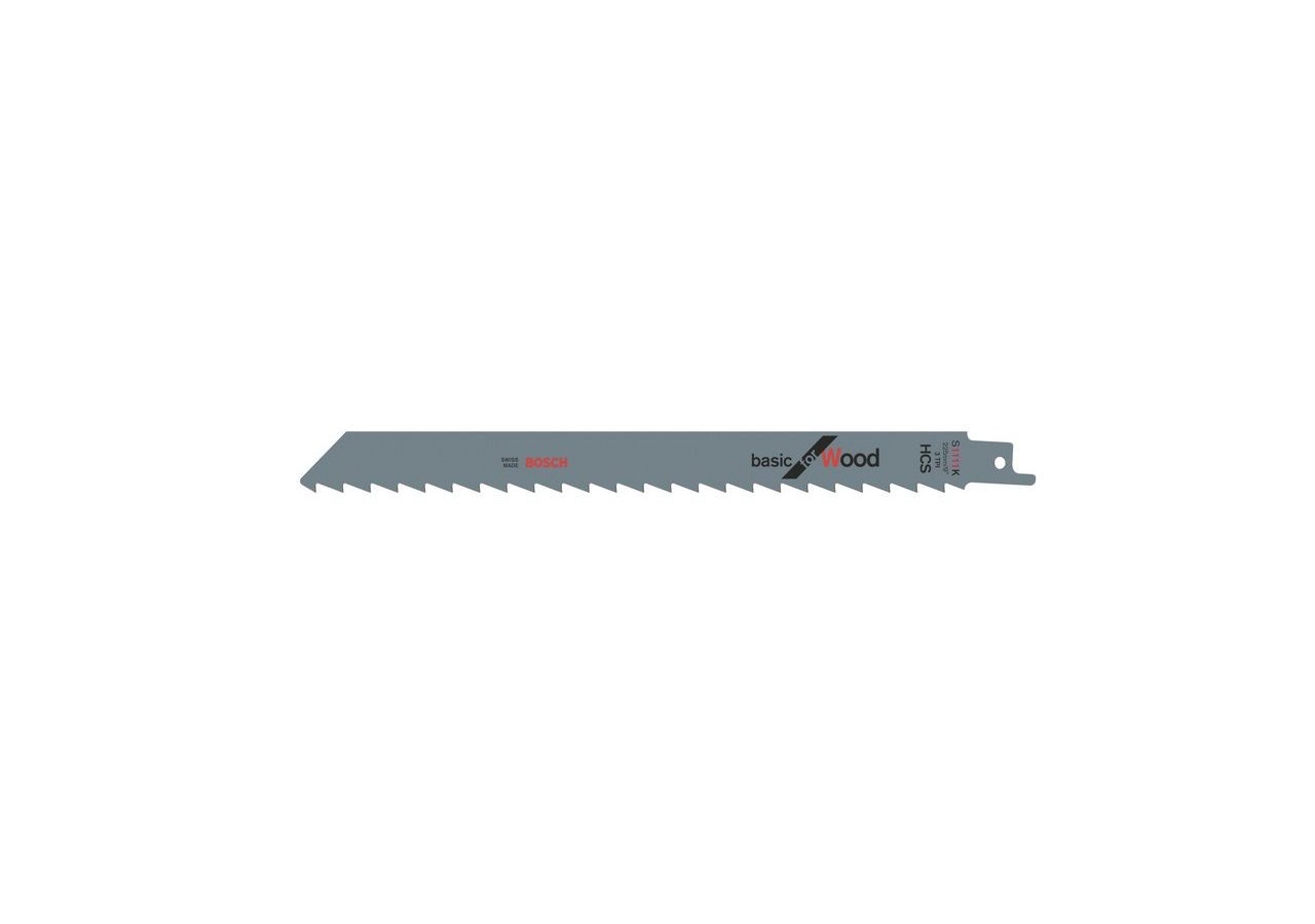 2 Lames scie sabre HCS Bois 225mm S1111K - 2608650617 - Bosch