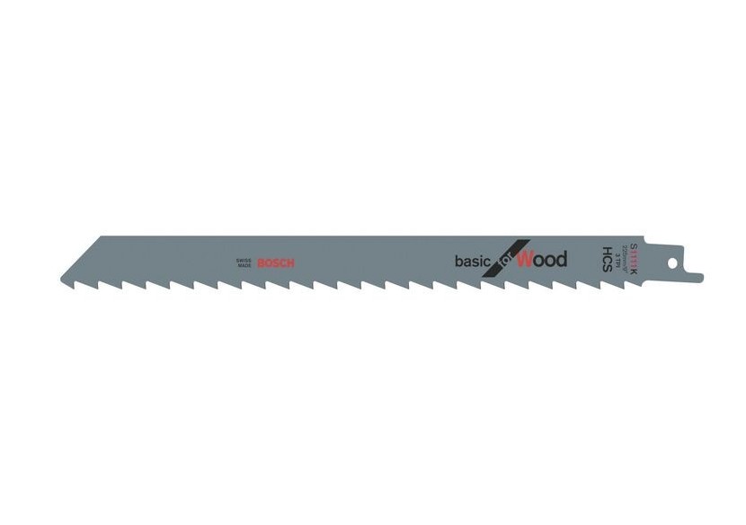 2 Lames scie sabre HCS Bois 225mm S1111K - 2608650617 - Bosch 2 Lames scie sabre HCS Bois 225mm S1111K - 2608650617 - Bosch
