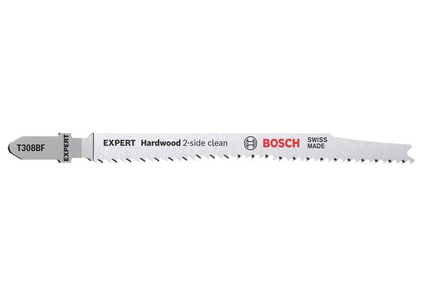2 Lames scie sauteuse EXPERT BIM Sans éclat Bois dur 117mm T308BF - 2608901713 - Bosch 2 Lames scie sauteuse EXPERT BIM Sans éclat Bois dur 117mm T308BF - 2608901713 - Bosch