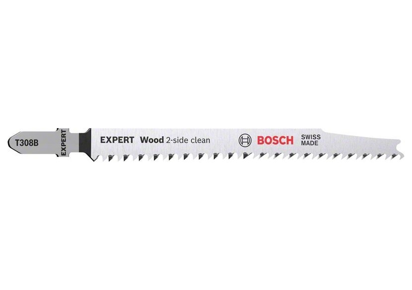 2 Lames scie sauteuse EXPERT HCS Sans éclat Bois 117mm T308B - 2608901711 - Bosch 2 Lames scie sauteuse EXPERT HCS Sans éclat Bois 117mm T308B - 2608901711 - Bosch