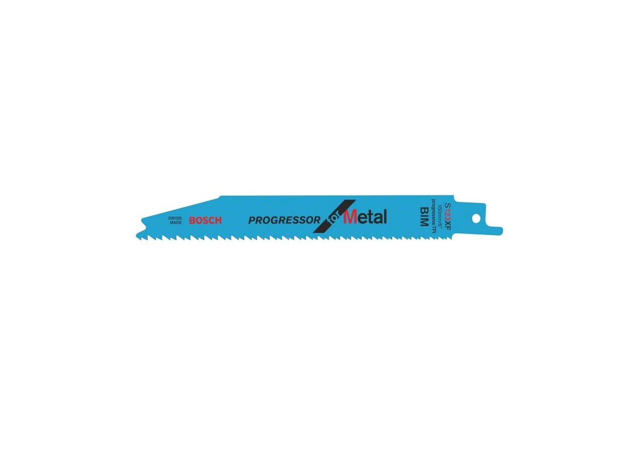 25 Lames scie sabre BIM Progressor Métal 150mm S123XF - 2608657937 - Bosch