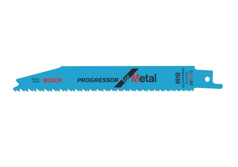 25 Lames scie sabre BIM Progressor Métal 150mm S123XF - 2608657937 - Bosch 25 Lames scie sabre BIM Progressor Métal 150mm S123XF - 2608657937 - Bosch