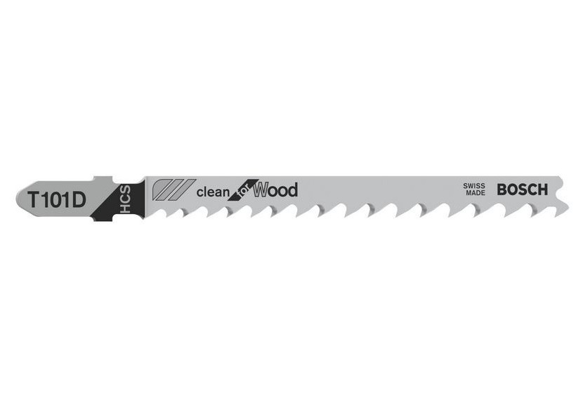 25 Lames scie sauteuse HCS Clean Bois 100mm  Pas : 4-5,2mm T101D - 2608633577 - Bosch 25 Lames scie sauteuse HCS Clean Bois 100mm  Pas : 4-5,2mm T101D - 2608633577 - Bosch