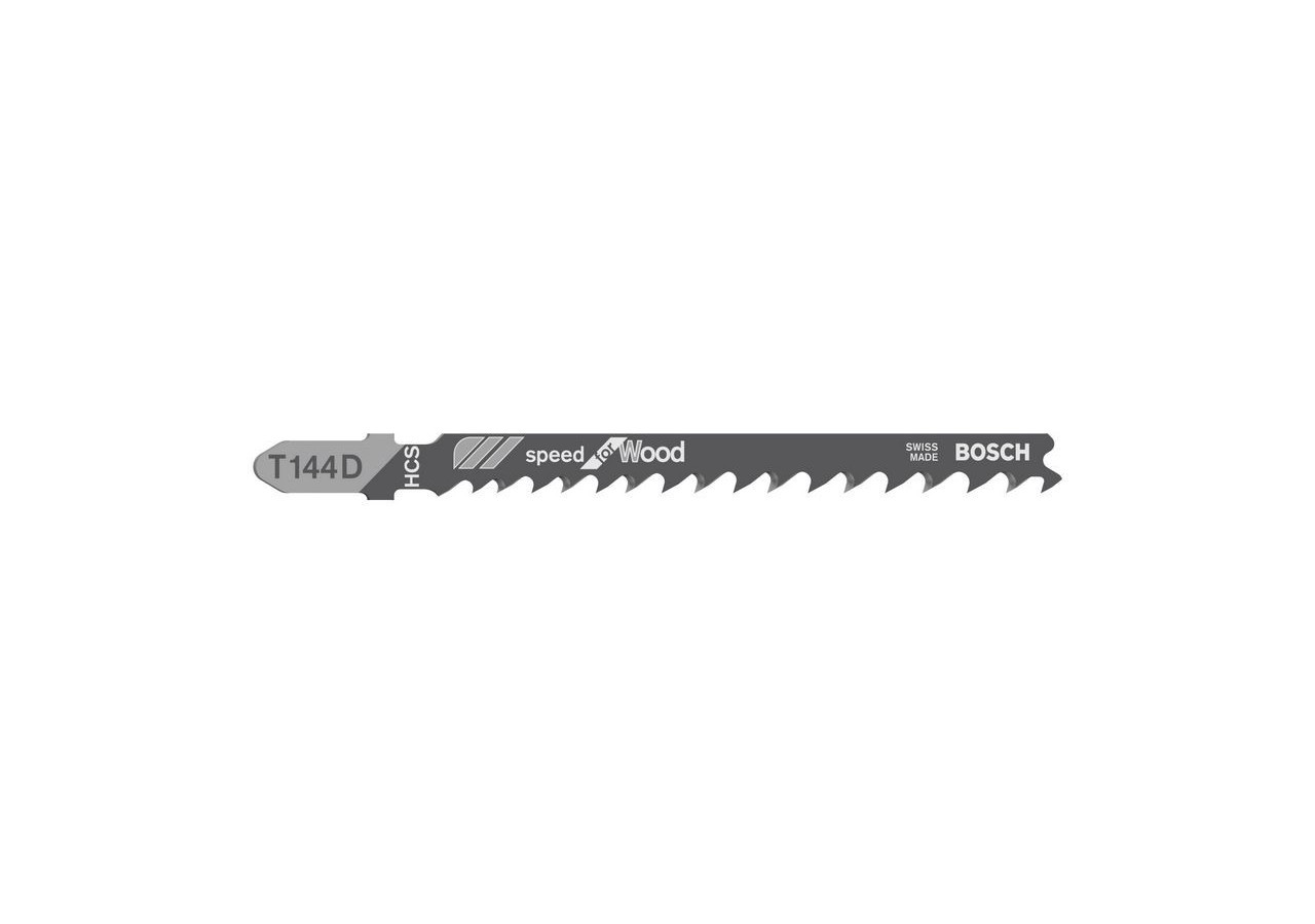 25 Lames scie sauteuse HCS Speed Bois 100mm  Pas : 4-5,2mm T144D - 2608633625 - Bosch
