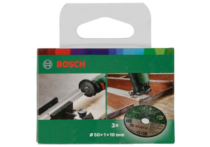3 Disques à tronçonner Métal 50mm - 1600A01S5Y - Bosch 3 Disques à tronçonner Métal 50mm - 1600A01S5Y - Bosch