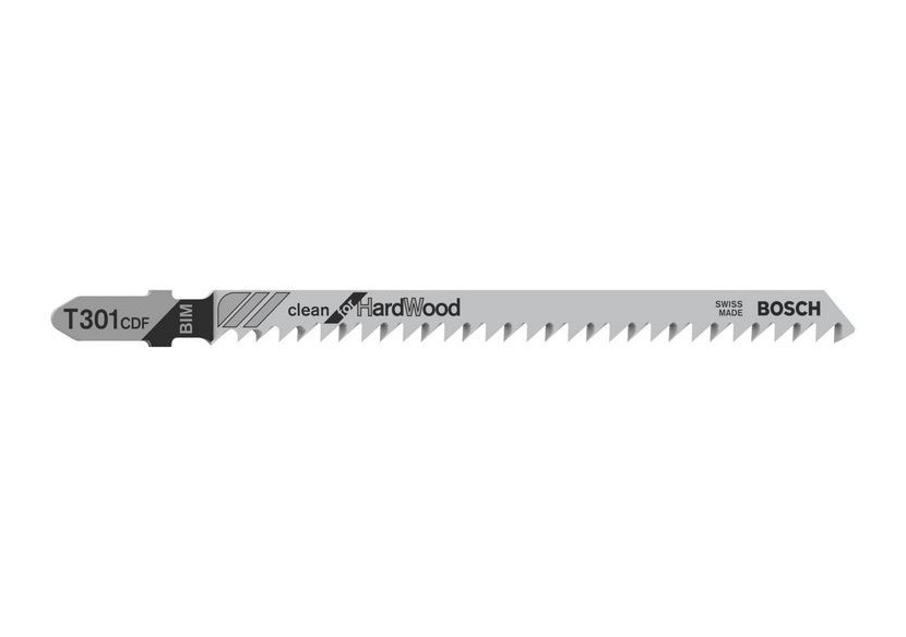 3 Lames scie sauteuse BIM Clean Bois dur 117mm  Pas : 3mm T301CDF - 2608636228 - Bosch 3 Lames scie sauteuse BIM Clean Bois dur 117mm  Pas : 3mm T301CDF - 2608636228 - Bosch