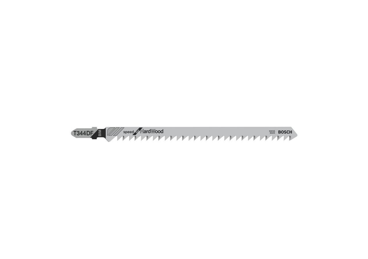 3 Lames scie sauteuse BIM Speed Bois dur 152mm  Pas : 4mm T344DF - 2608636223 - Bosch